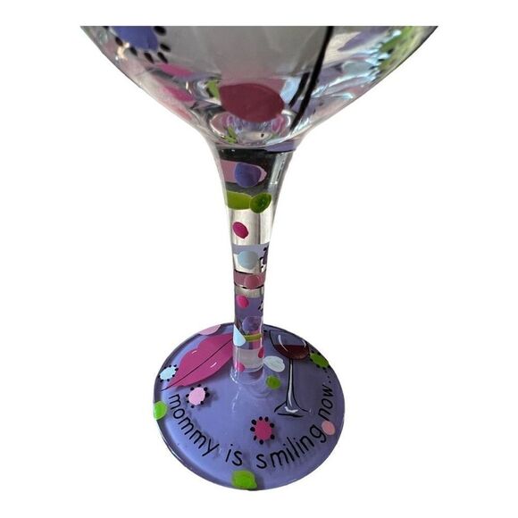 Lolita - Mommy’s‎ Time Out - Hand Painted Wine Glass - Picture 5 of 10